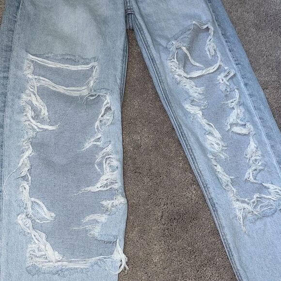 American Eagle 90s Straight Jeans Size 00 - Picture 3 of 14
